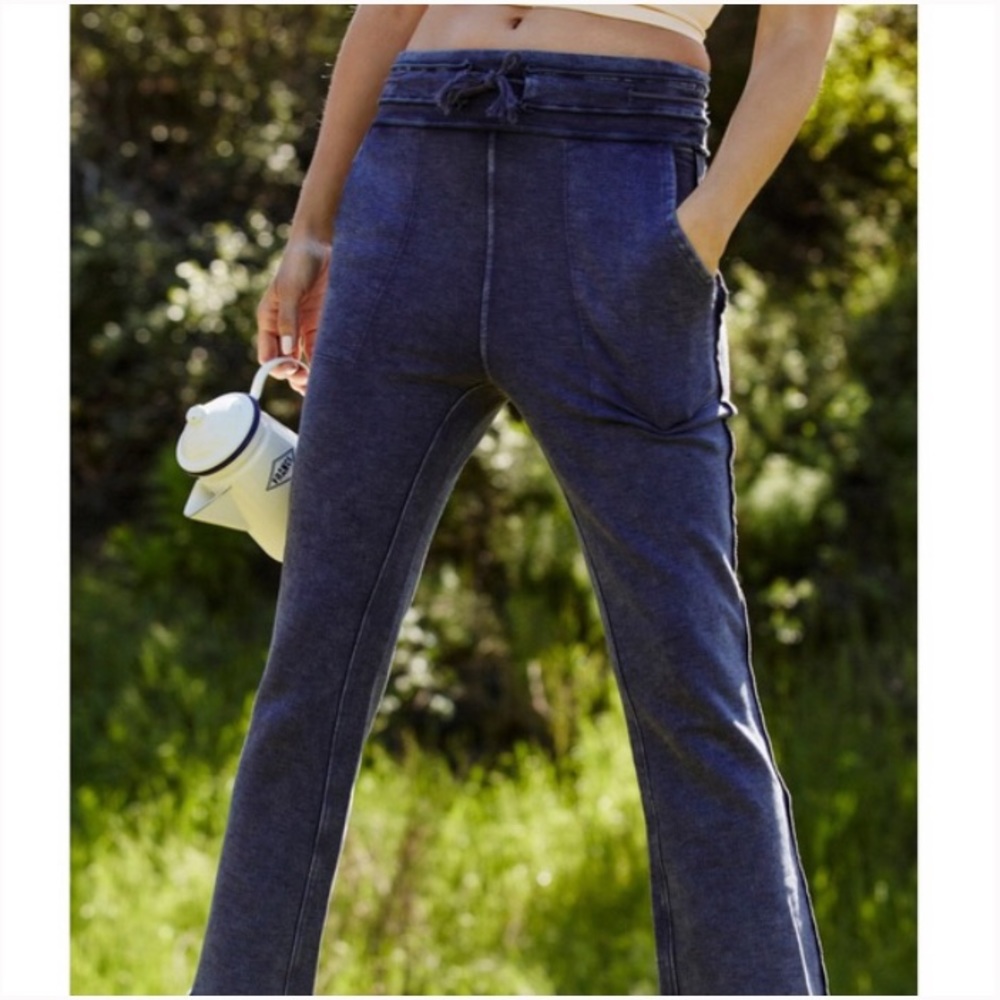 New Free People Denim style sweatpants Size S